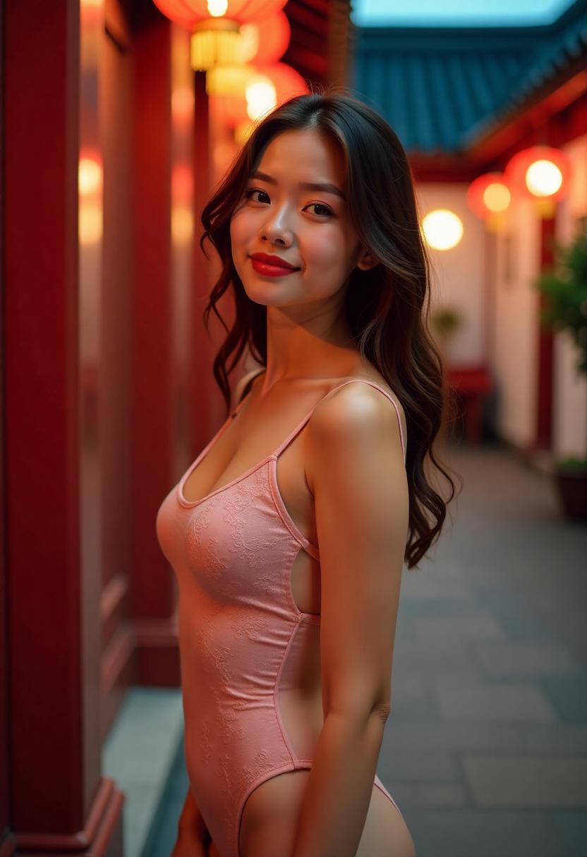 台风后街巷剧照
